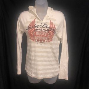 Striped Hoodie Sweatshirt